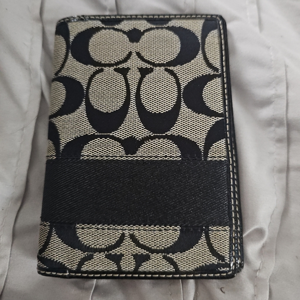 Coach passport holder wallet